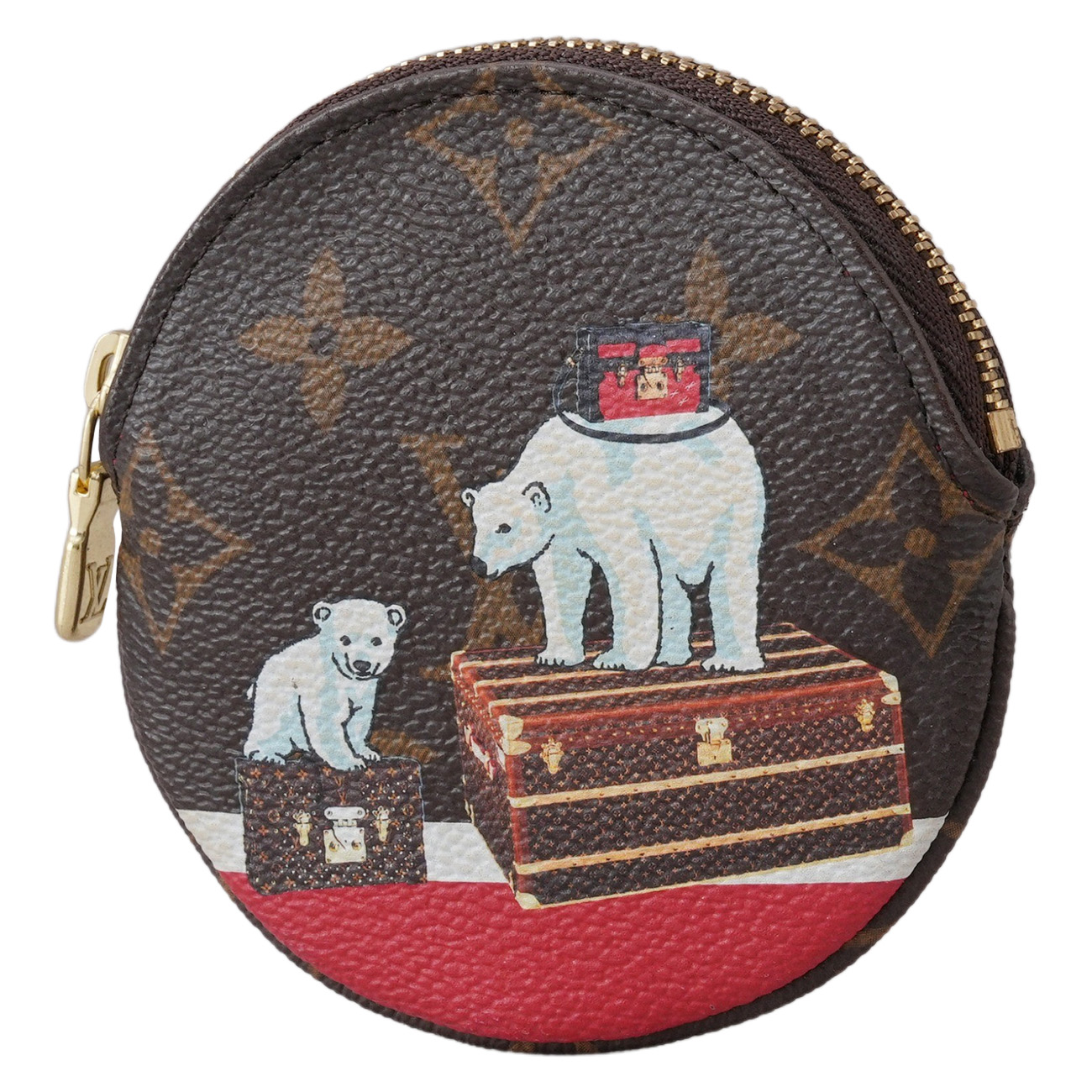 LOUIS VUITTON(USED)루이비통 북극곰 프린팅 코인퍼스